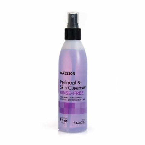 McKesson, Rinse-Free Perineal Wash McKesson Liquid 8 oz. Pump Bottle Fresh Scent, 8 Oz