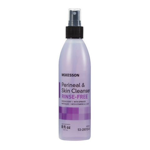 McKesson, Rinse-Free Perineal Wash McKesson Liquid 8 oz. Pump Bottle Fresh Scent, Count of 48