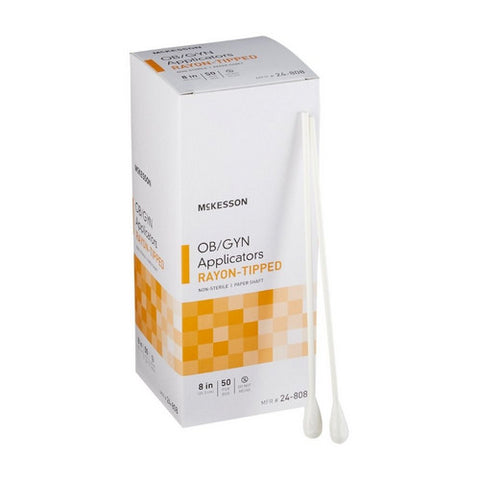 McKesson, OB/GYN Swabstick McKesson 8 Inch NonSterile, Box Of 50