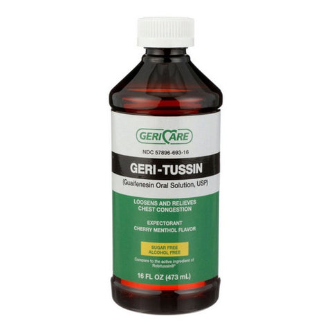 McKesson, Cold and Cough Relief Geri-Care 100 mg / 5 mL Strength Liquid 16 oz., 16 Oz