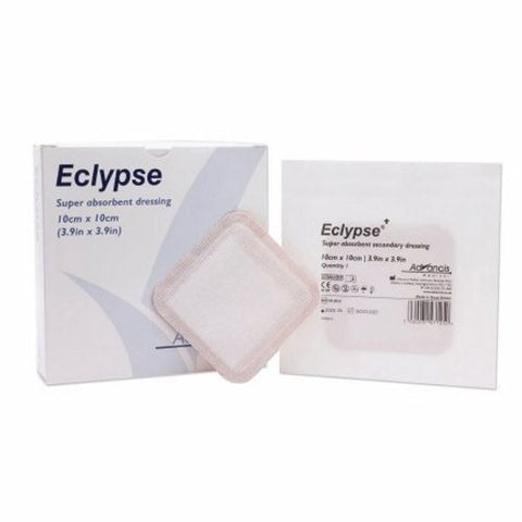 Mediusa, Super Absorbent Wound Dressing Eclypse Cellulose 4 X 4 Inch, Box Of 20