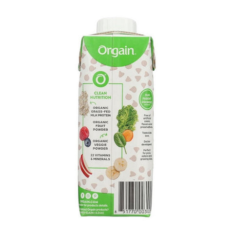 Orgain, Pediatric Oral Supplement Orgain Kids Protein Organic Nutritional Shake Chocolate Flavor 8¼ oz. Ca, 8.25 Oz