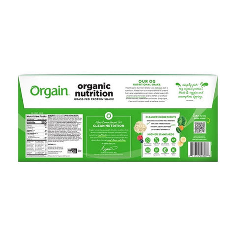 Orgain, Oral Supplement Orgain Organic Nutritional Shake Strawberries and Cream Flavor 11 oz. Container Car, Count of 12