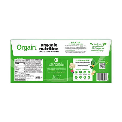 Orgain, Oral Supplement Orgain Organic Nutritional Shake Iced Café Mocha Flavor 14 oz. Container Carton Rea, Count of 12