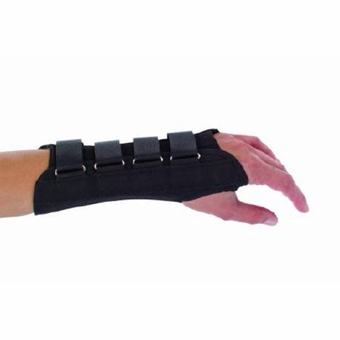 DJO, Wrist Support PROCARE Contoured Suede / Flannel Right Hand Black Medium, Count of 1