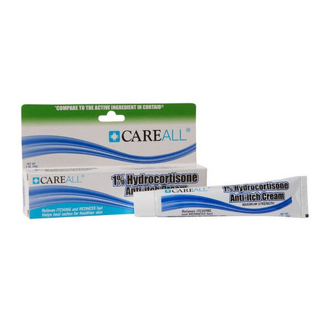 New World Imports, Itch Relief CareALL 1% Strength Cream 1 oz. Tube, 1 Oz