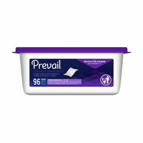 First Quality, Personal Wipe Prevail Tub Aloe / Vitamin E / Chamomile Fresh Scent 96 Count, Case Of 12