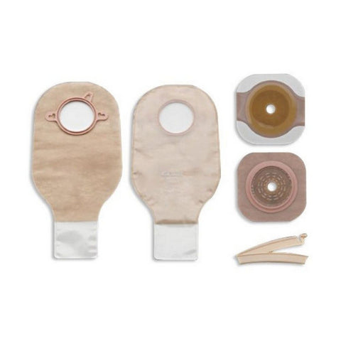Hollister, Ileostomy Colostomy Pouch Two-Piece System 12 Inch Length Flat 19103, Box Of 5