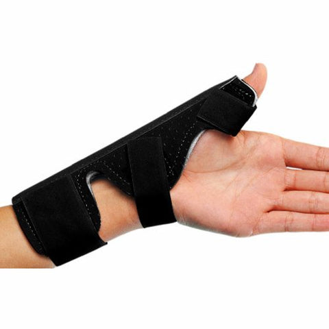 DJO, Thumb Splint PROCARE Wrist Strap Aluminum / Suede Left or Right Hand Beige One Size Fits Most, Count of 1