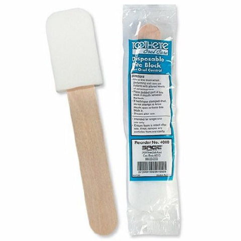ToothettePlus, Toothette Bite Block / Tongue Depressor Plastic Disposable, Count of 144