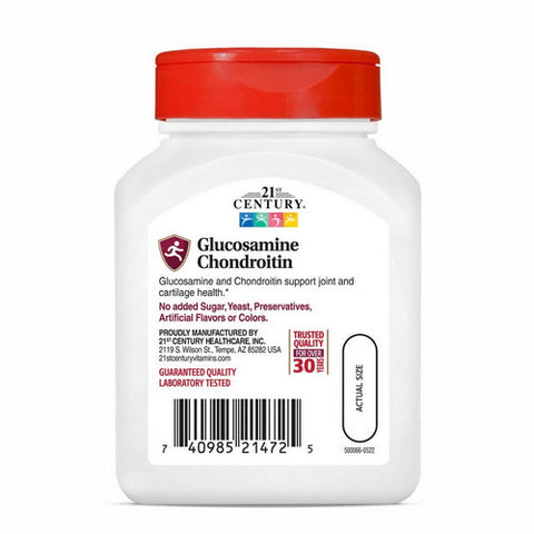 21st Century, Glucosamine Chondriotin, 250 mg/200 mg, 60 Caps