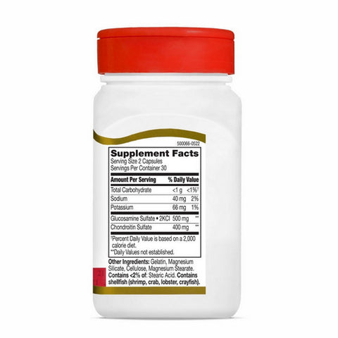 21st Century, Glucosamine Chondriotin, 250 mg/200 mg, 60 Caps