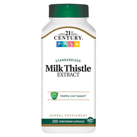 21st Century, Milk Thistle Extract, 200 Caps