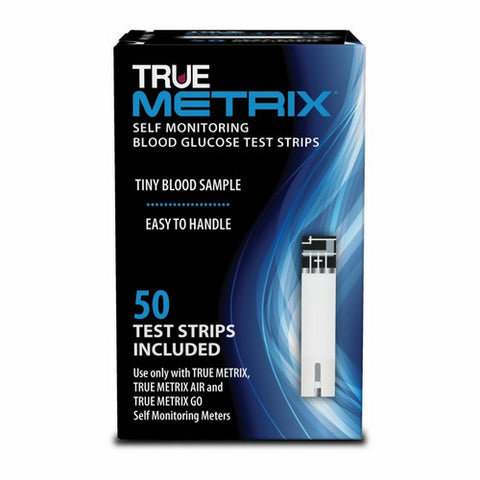 True Metrix, Blood Glucose Test Strips, 50 Count