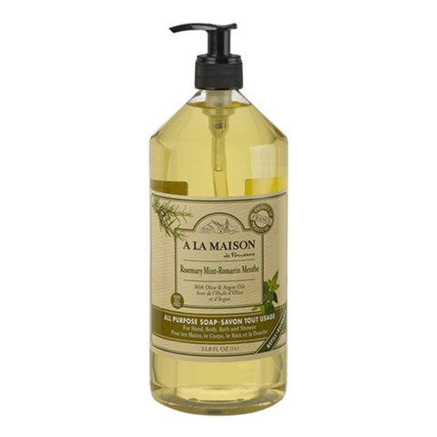A La Maison, Liquid Hand Soap, Rosemary Mint 33.8 Oz