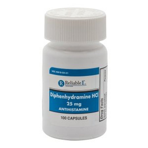 Major Pharmaceuticals, Banophen, 25mg, 100 Each