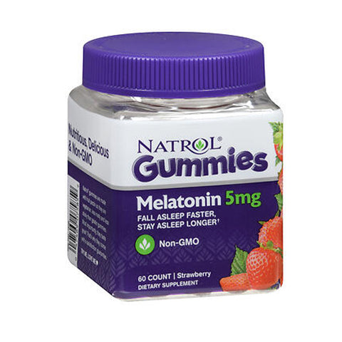 Natrol, Melatonin Gummies Strawberry, 60 Count
