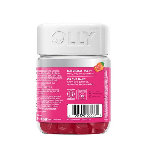 Olly, Undeniable Beauty Gummies Grapefruit Glam, 60 Guumies