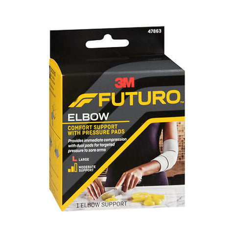 Futuro, Moderate Comfort Elbow Support With Pressure Pads Large, 1 Each