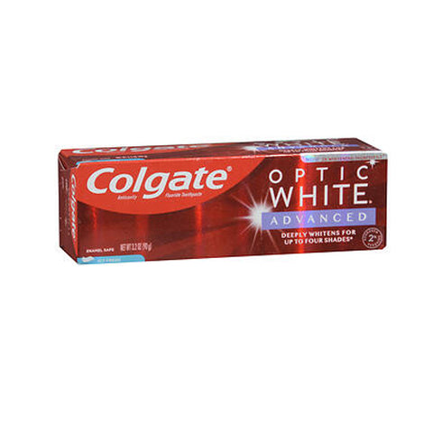 Colgate, Optic White Icy Cool Fresh Anticavity Fluoride Toothpaste Fresh Mint, 3.2 Oz