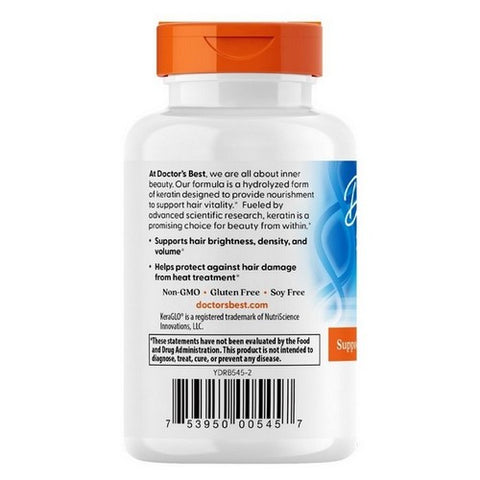 Doctors Best, Keratin, 500mg, 60 Veggie Caps