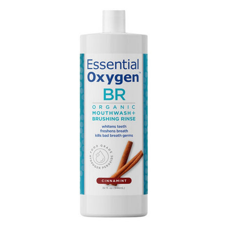 Essential Oxygen, Organic Brushing Rinse, Cinnamint 32 Oz