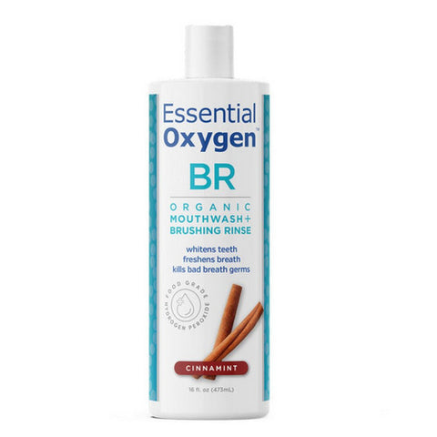 Essential Oxygen, Organic Brushing Rinse, Cinnamint 16 Oz