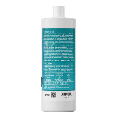 Essential Oxygen, Organic Brushing Rinse, Wintergreen 32 Oz