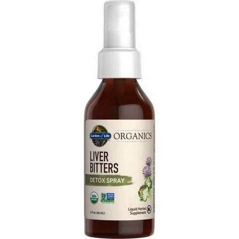 Garden of Life, Organics Liver Bitters Spray, 2 Oz