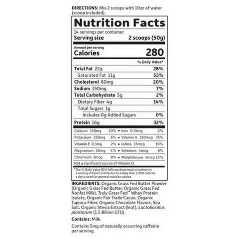 Garden of Life, Dr. Formulated Keto Meal Powder, Chocolate, 24.69 Oz