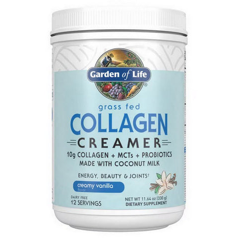 Garden of Life, Collagen Creamer Powder, Vanilla, 330 Grams