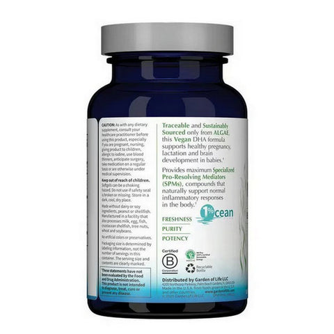 Garden of Life, Dr. Formulated Prenatal Vegan DHA, 30 Softgels