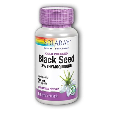 Solaray, Black Seed Extract - 3% Thymoquinone, 60 Count