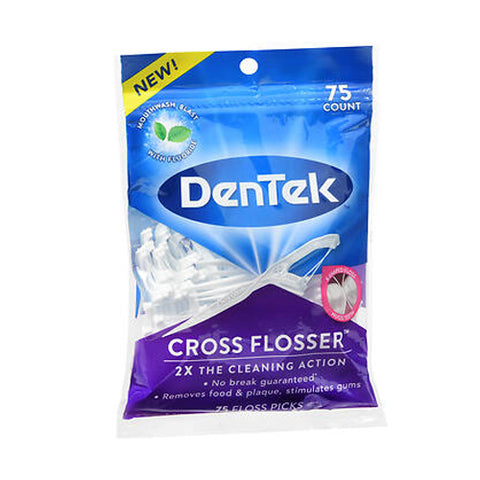Med Tech Products, Cross Flosser Floss Picks, 75 Count