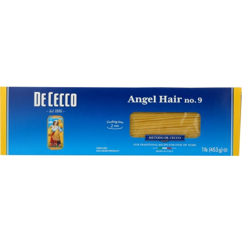 De Cecco, Pasta Angel Hair, Case of 20 X 16 Oz