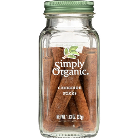 Simply Organic, Cinnamon Stix Whl Bttl, 1.13 Oz(Case Of 6)