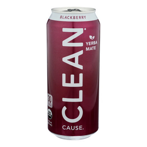 Clean Cause, Yerba Mate Blackberry, 16 Oz(Case Of 12)