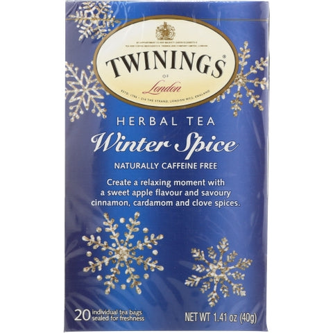 Twinings Tea, Tea Winter Spice, 20 Bags(Case Of 6)