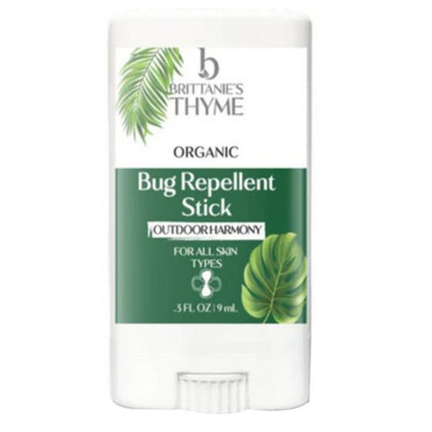 Brittaine's Thyme, Organic Bug Repellent Stick, 0.48 Oz