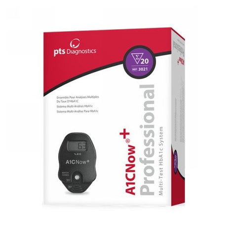 PTS Diagnostics, A1C Now+ System Monitor with Test Strips, 20 Count
