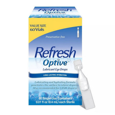 Refresh, Refresh Optive Lubricant Eye Drops, 0.4 ml