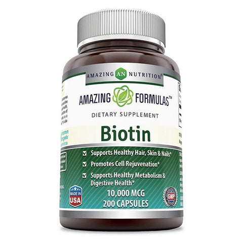 Amazing Nutrition, Amazing Formulas Biotin, 1000 mcg, 200 Caps