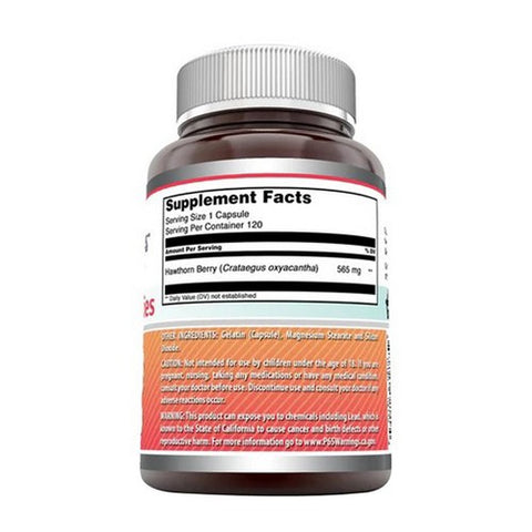 Amazing Nutrition, Amazing Formulas Hawthorn Berries, 565 mg, 120 Caps