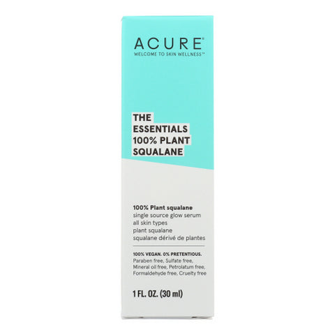 Acure, The Essentials 100% Plant Squalane Oil, 1 Oz