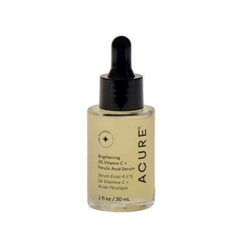 Acure, Brightening Vitamin C & Ferulic Acid Oil Free Serum, 1 Oz