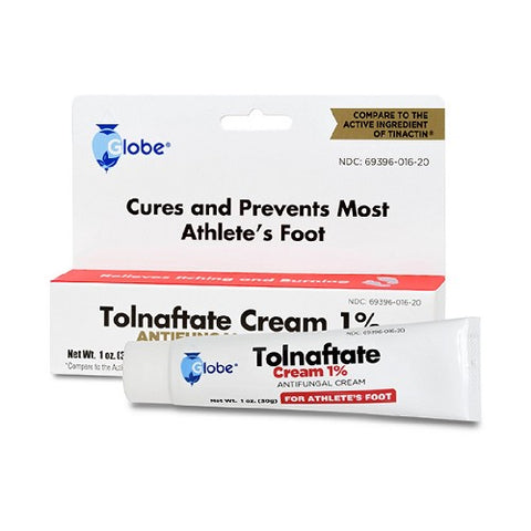 Globe, Tolnaftate Cream 1%, 30 Grams