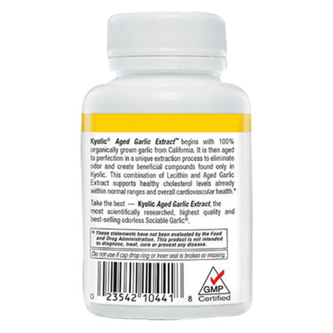 Kyolic, A.G.E. with Lecithin Formula 104, WITH LECITHN, 100 CAP