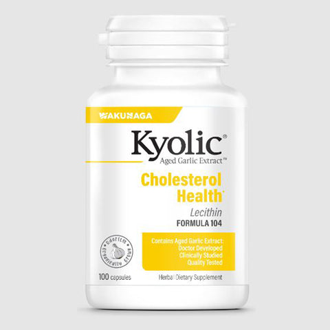 Kyolic, A.G.E. with Lecithin Formula 104, WITH LECITHN, 100 CAP