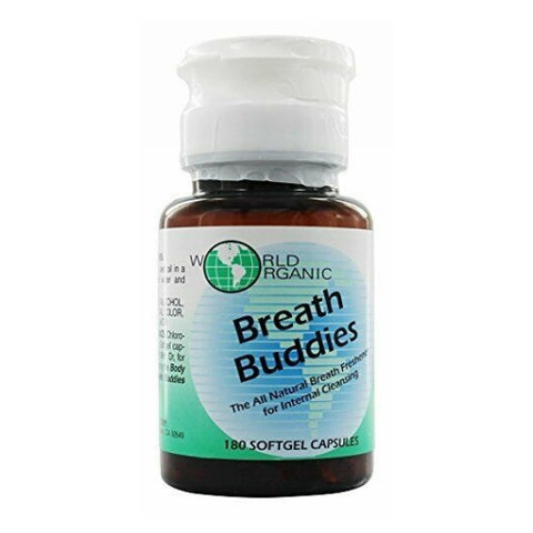 World Organics, Breath Buddies, 180 Sftgls