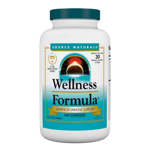 Source Naturals, Wellness Formula, 240 Caps
